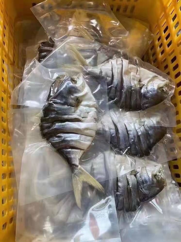 鲳鱼干，非咸鱼，淡干，阳江本港渔民自晒8～9成干