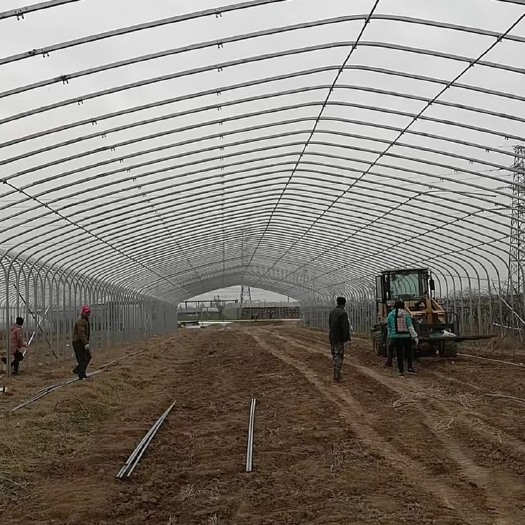 天津大棚骨架 拱棚椭圆管骨架  正在制作
