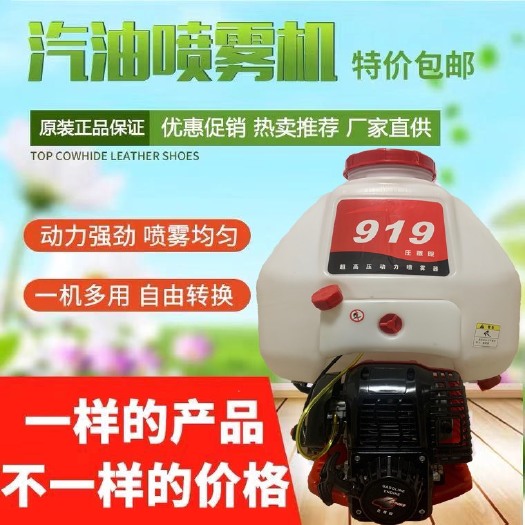 乐陵市汽油打药机919喷雾器同款四冲程高压喷枪果树农田施药好帮手