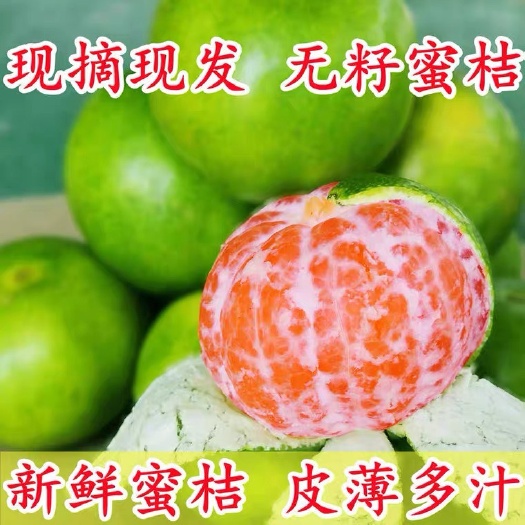 蜜桔 赣南无籽青皮蜜橘子密橘5斤早熟应季孕妇新鲜水果