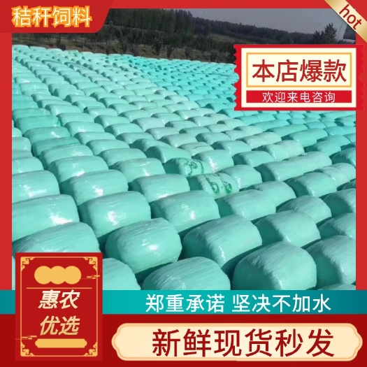 三台县秸秆饲料 玉米秸秆 牧草 牛羊饲料 裹包青贮