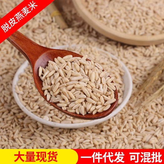 临沂 批发全胚芽去皮燕麦米  农家生燕麦仁煮粥五谷杂粮脱皮燕麦米