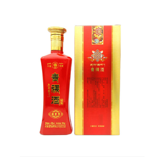  西藏特产青稞酒42度白酒纯粮正宗福海醇福源500ml每瓶*6