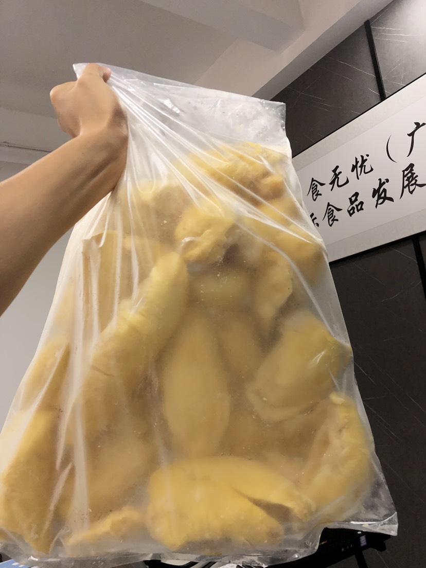 泰国金枕榴莲无核A+级果肉 成熟度95%香甜度34° 工厂