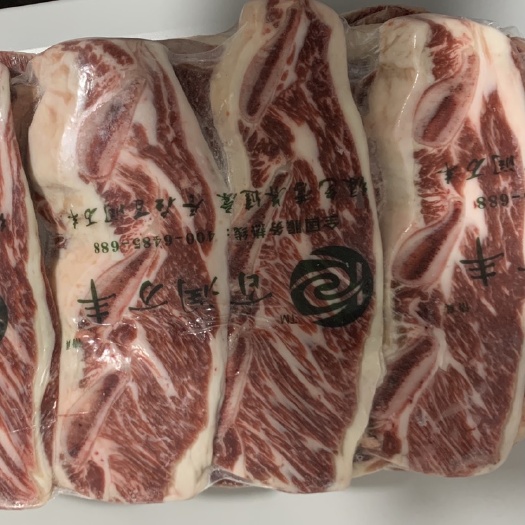 北京雪花牛肉  国产雪花牛仔骨片