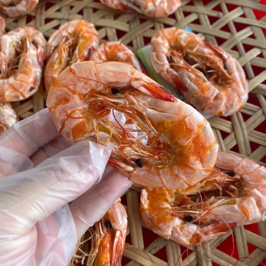 饶平县对虾干  虾干即食干虾干货大号海鲜小吃渔家自晒散装中虾补钙500g海鲜