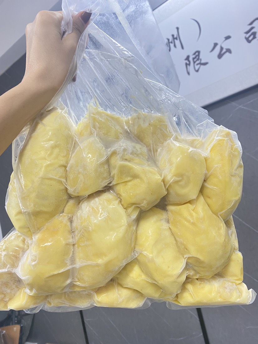 泰国金枕榴莲无核A+级果肉 成熟度95%香甜度34° 工厂