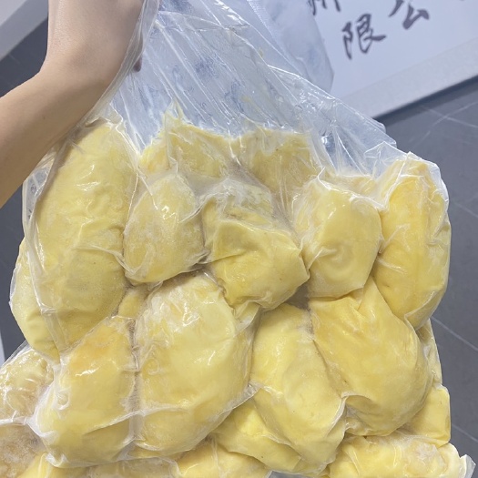 广州泰国金枕榴莲无核A+级果肉 成熟度95%香甜度34° 工厂