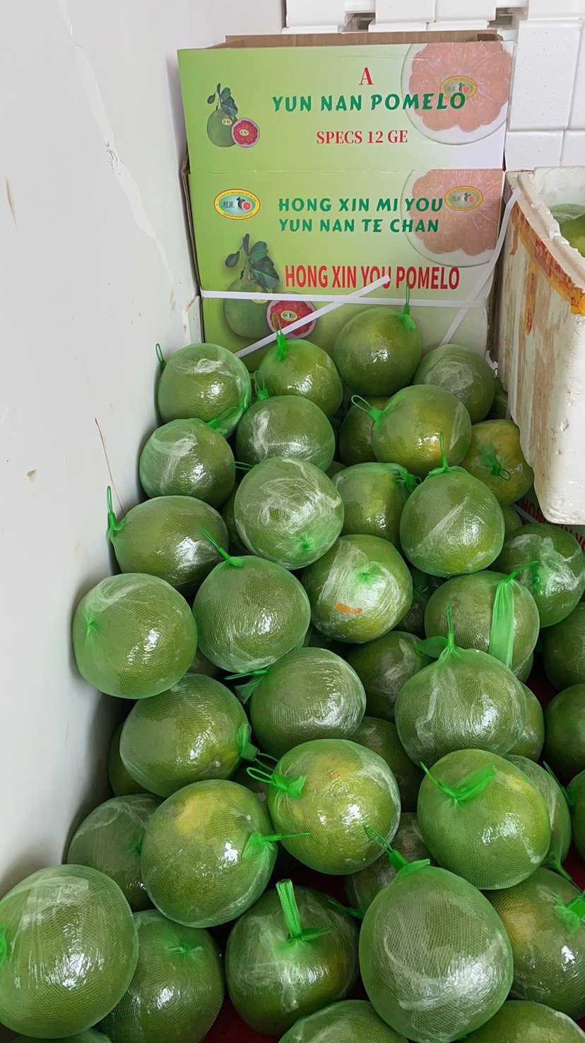 泰国翡翠青柚红心蜜柚青皮水果应季水果新鲜整箱批发5斤