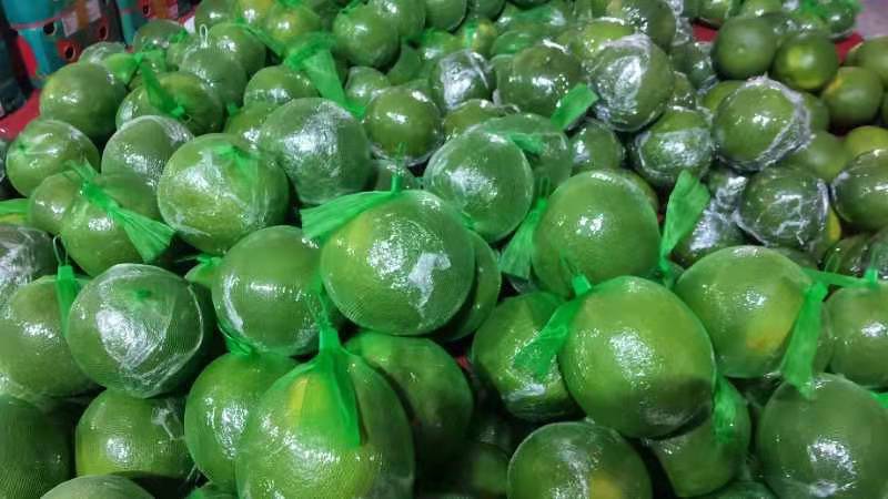 泰国翡翠青柚红心蜜柚青皮水果应季水果新鲜整箱批发5斤
