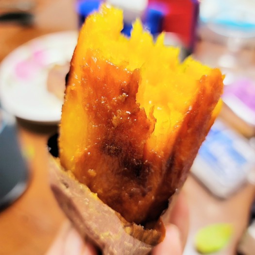 黑山县烟薯25号 糖心流油 无虫眼
