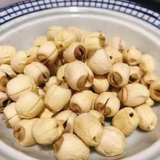 昆明白莲子 通心白莲 农家手工莲子  个头均匀 易粉糯