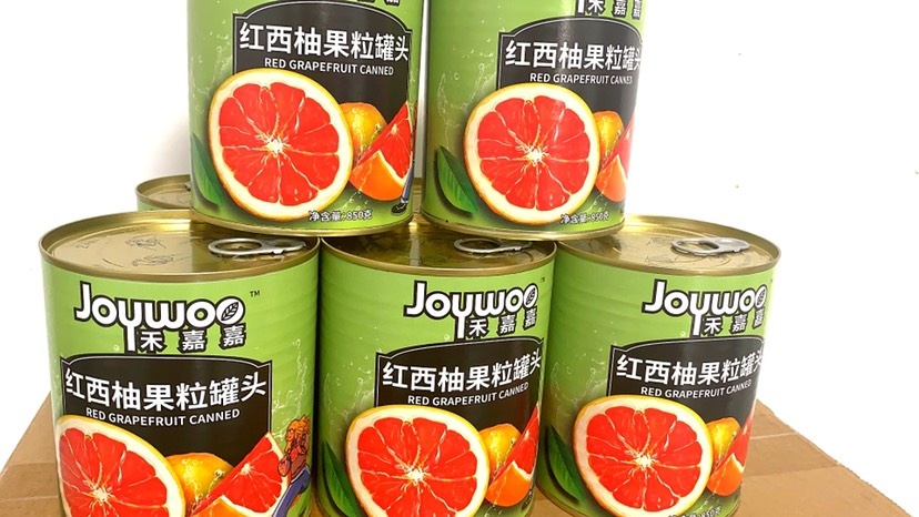 供应南非红西柚果粒罐头