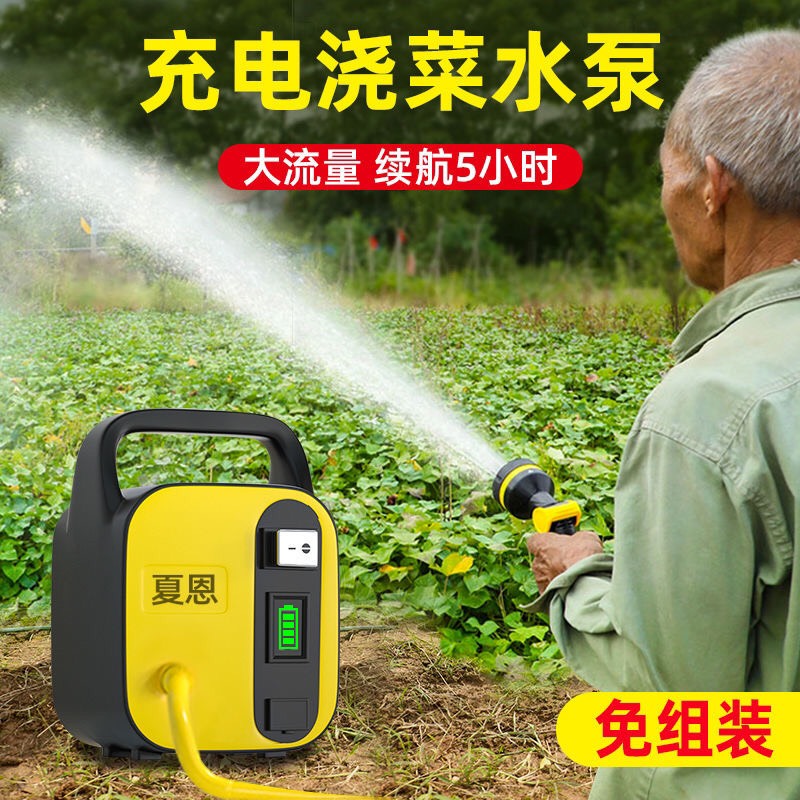杭州增压泵  充电式抽水泵全自动家用小型农用抽水机浇菜浇水浇地锂电水泵