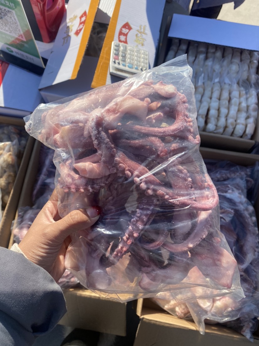 滨州 鱿鱼须。章鱼足