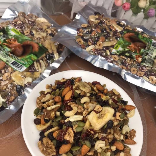 东宁市俄罗斯每日坚果 休闲零食 500克坚果包9种坚果混合搭配