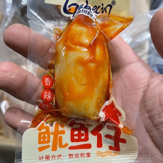 连云港 加贝鲜香辣鱿鱼仔  满籽鱿鱼仔