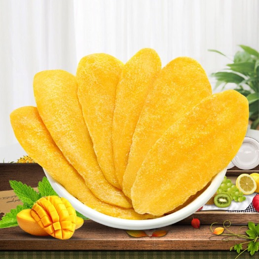 佛山软糯香甜芒果干1斤袋装250g水果干蜜饯零食办公室休闲食品
