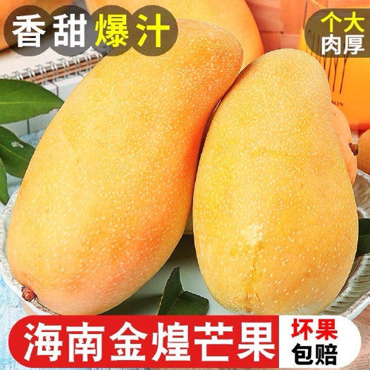 三亚【一件代发】海南金煌芒新鲜9斤特大果三亚水果特产当季芒果