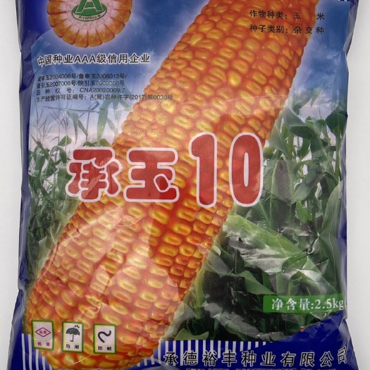玉米种子承玉10 承玉10，冀审、山西引种、亩产750公斤以