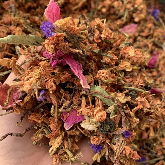 玉林罗汉果花 百花草益寿茶 茶色 代客搅拌配货