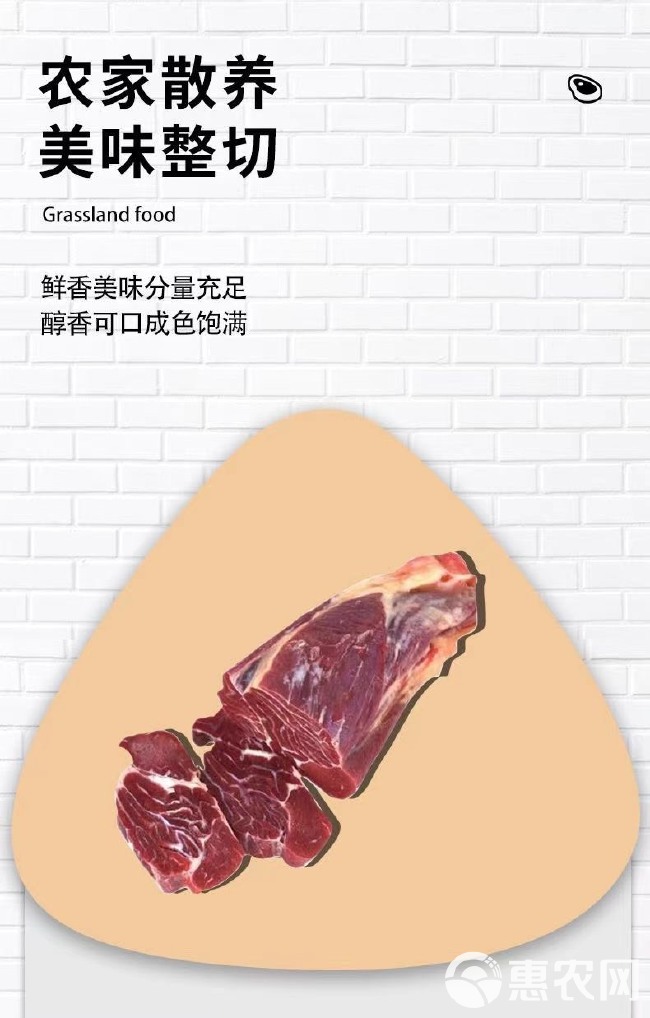 肉牛 原切牛腱子肉新鲜现宰农家散养黄牛腱子肉非调理牛腱子