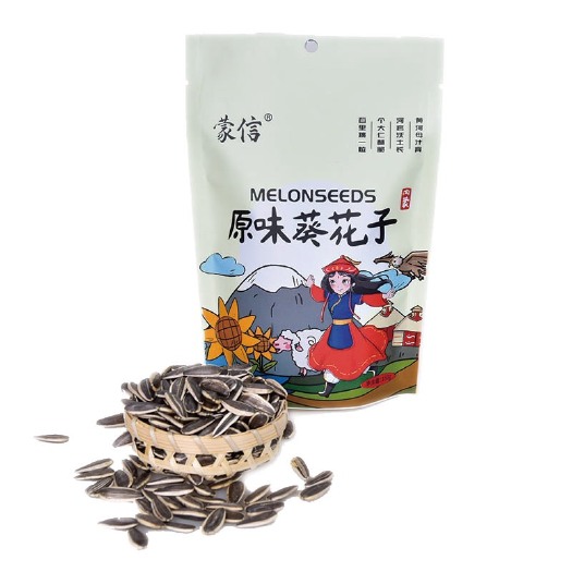 五原县炒瓜子   蒙信原味葵花籽160g/袋 坚果炒货 休闲零食