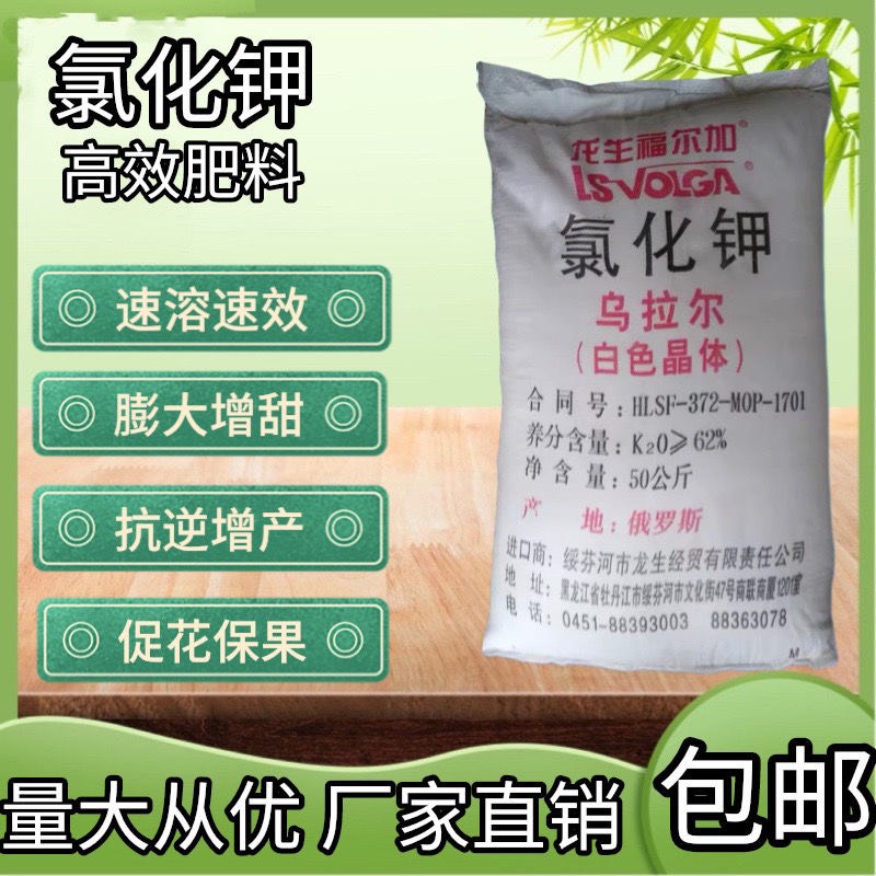 郑州氯化钾 钾肥高效农用肥全溶速溶易容乌拉尔白色晶体氯化钾