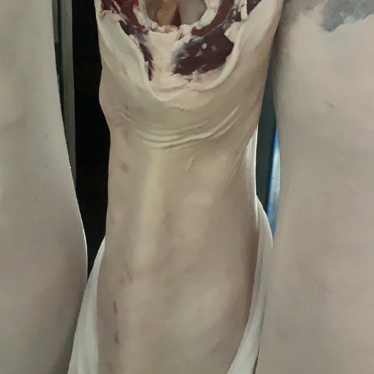白条带皮羊肉