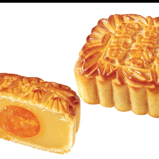 长沙通透皮莲蓉蛋黄月饼
