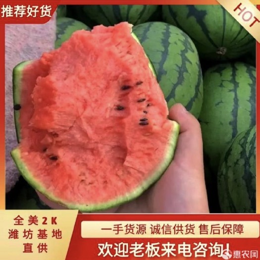 寿光市早春红玉西瓜 手掰皮西瓜，糖分高，保熟保甜保质量