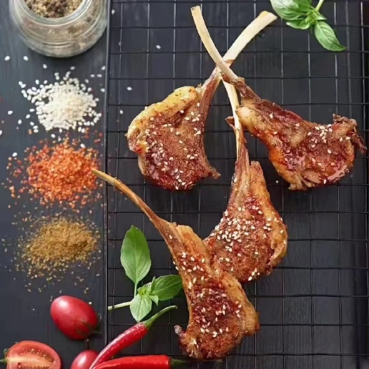 战斧羊排！十二肋法排 优质食材