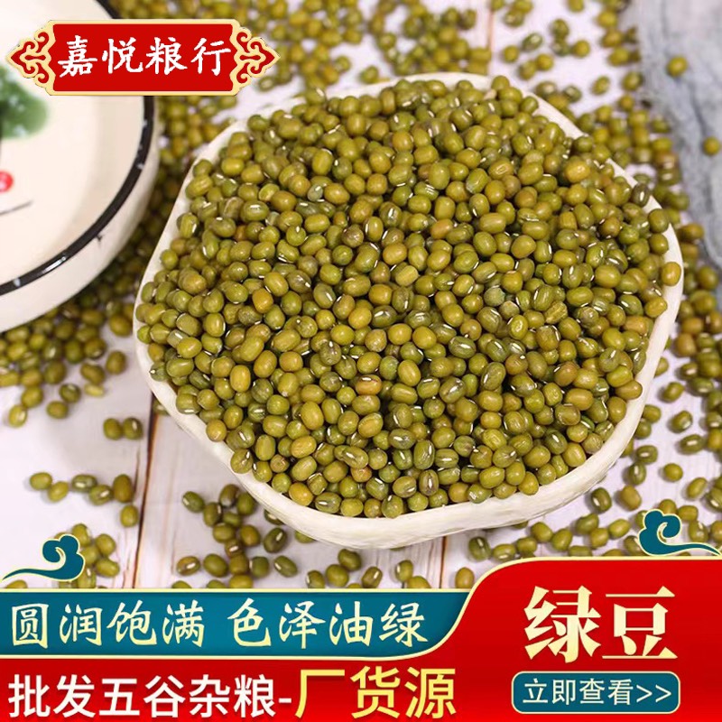 绿豆熬粥批发明绿豆新货食品加工现货供应油绿豆