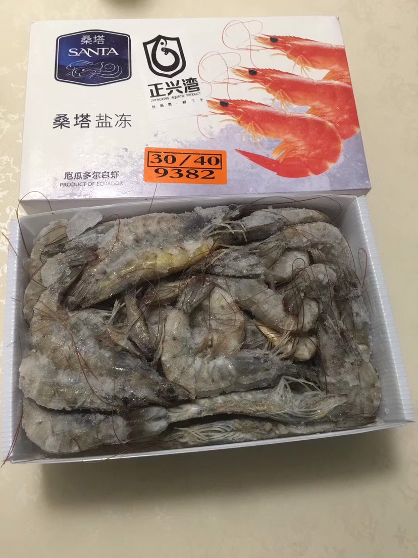 海捕白虾～半盐冻，白灼