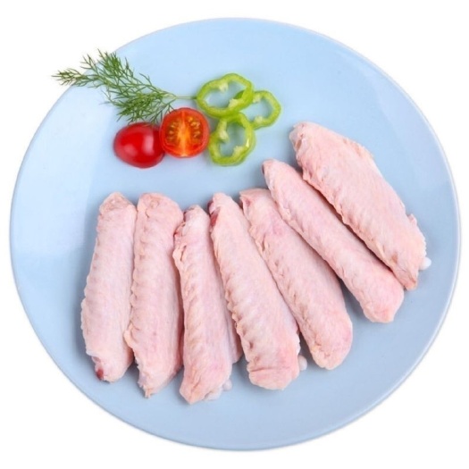 青岛新鲜鸭翅中活杀鸭翅卤肉油煎烧烤食材冷冻食品批发包邮