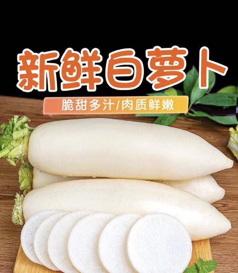 【精品】白蘿卜 大量上市 貨源充足 質(zhì)量保證 價格美麗