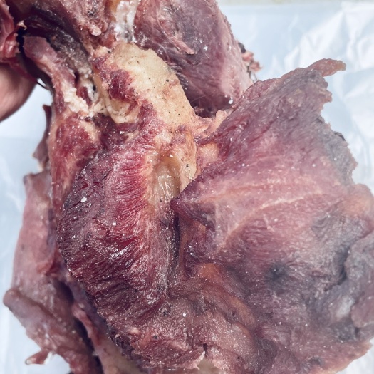 大厂县清真食品 精品不带皮熟牛头 五香酱油味道