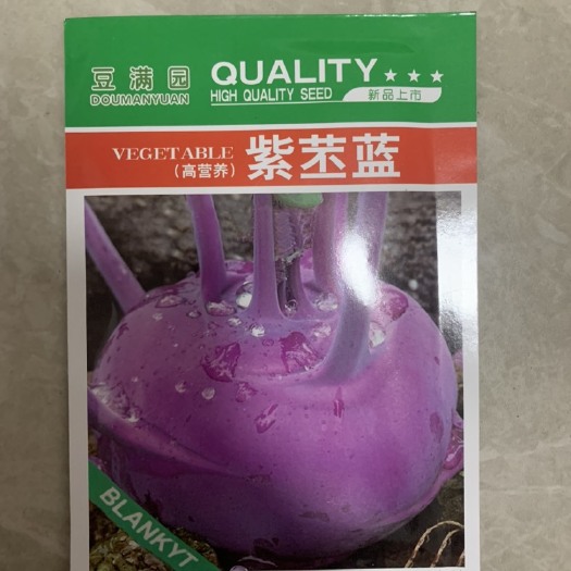 法国紫苤兰种子水果苤蓝种子丕兰球茎田园春秋季种植蔬菜种子籽