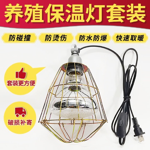 长沙保温灯养殖取暖灯小鸡仔猪加热灯泡猪用畜牧防水防爆烤灯保暖灯泡