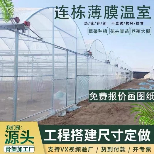 东台市大棚 外遮阳连栋大棚，简易连体棚 蔬菜大棚 养殖大棚 温室棚