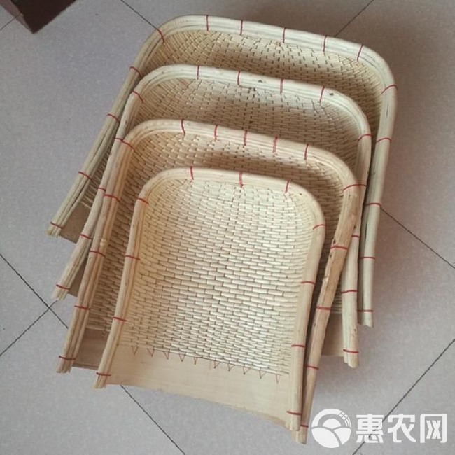 大中小号手工柳条簸箕柳编竹编藤编簸箩箩筐家用农用结实耐用包邮