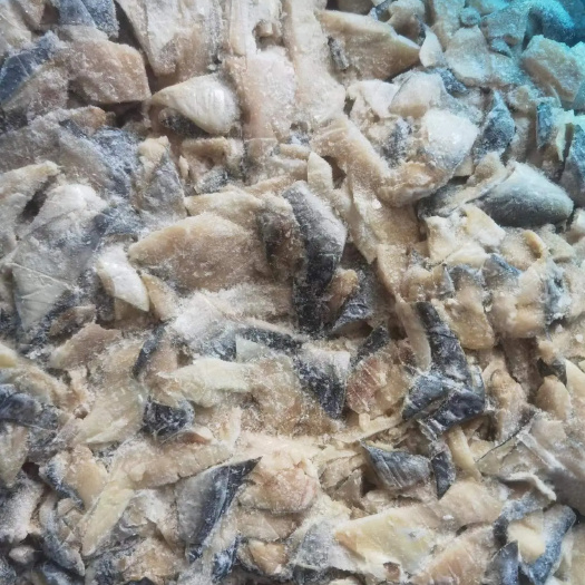 青岛鲐鲅鱼青花鱼肉海鱼深海鱼竹夹鱼碎肉带皮去刺大块鱼肉