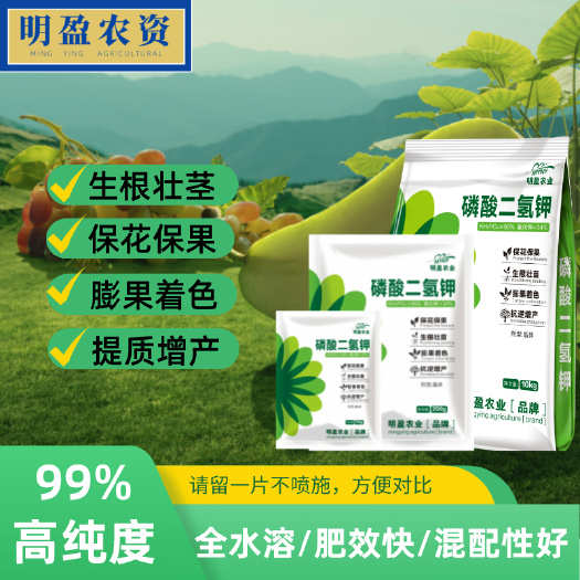郑州99%磷酸二氢钾 高磷高钾高纯度农用叶面肥复合肥 厂家直销