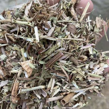 驻马店花生秧，草粉