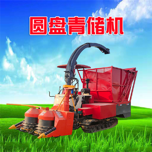 嘉祥县小型履带青储机 玉米牧草收割机秸秆粉碎回收机 青贮饲料收获机