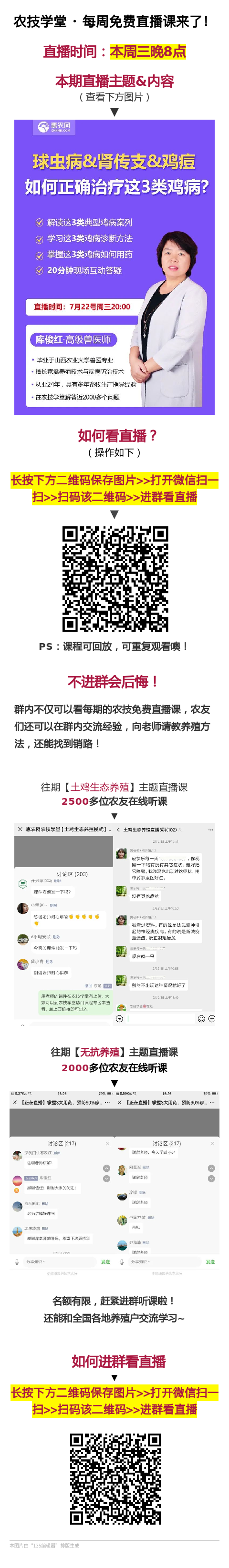 搞定3大經典雞病，養(yǎng)雞輕松10倍！-圖片版權歸惠農網(wǎng)所有