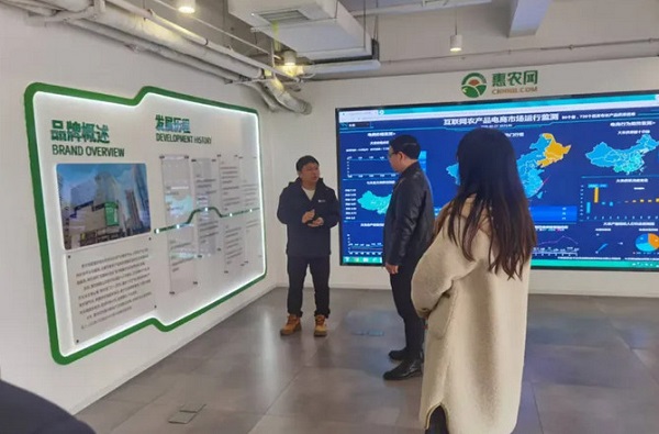 武冈考察店商豹集团与惠农网 共谋数字经济发展新路径