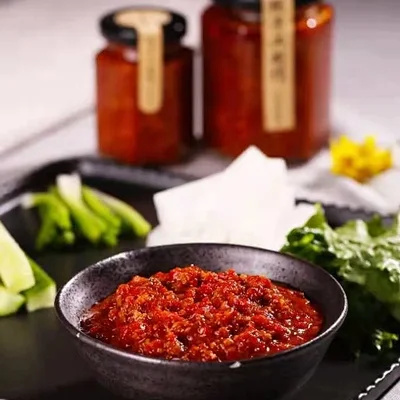 蒜蓉酱  富硒散养年猪肉蒜蓉辣酱