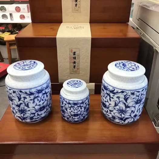 青岛黄芽茶礼盒~纯手工经典高豆香蒙顶黄芽茶礼•500g一斤