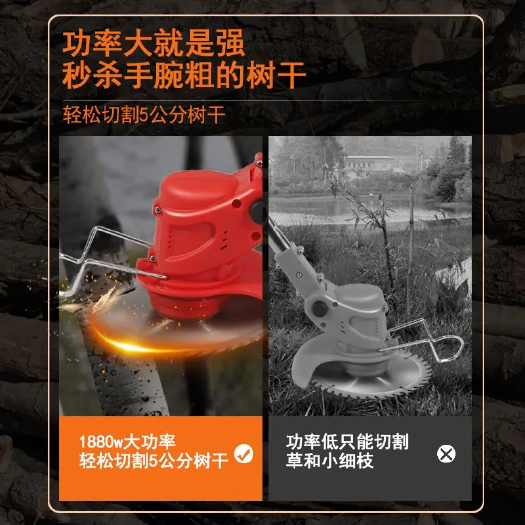 舞阳县电动割草机全自动锂电池除草懒人配件手持家用新款电动除草机